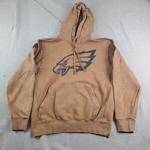 Philadelphia Eagles Nike Hoodie Mens S Sweatshirt Salute to Service 2023 Brown